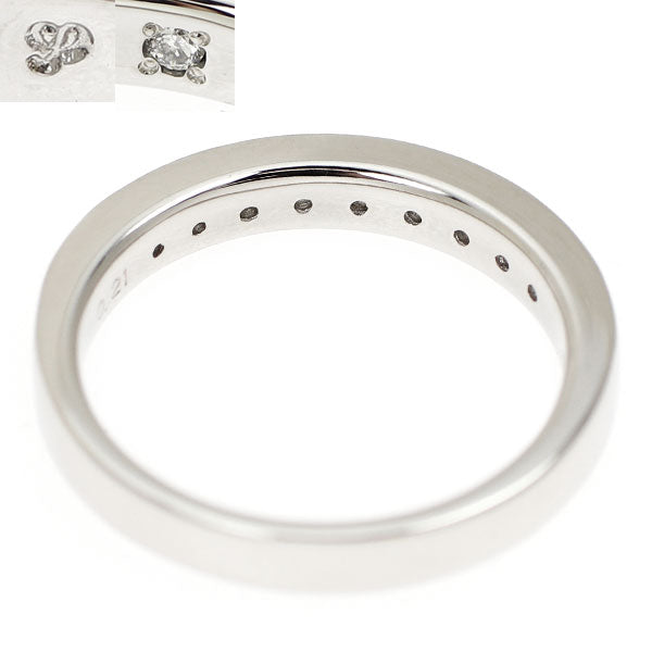 アイプリモ Pt950 ダイヤモンド リング 0.21ct 一文字