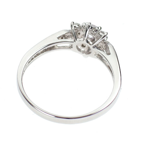 希少 Pt950 天然ピンクダイヤモンド リング 0.189ct VLPP I1 D0.48ct フラワー