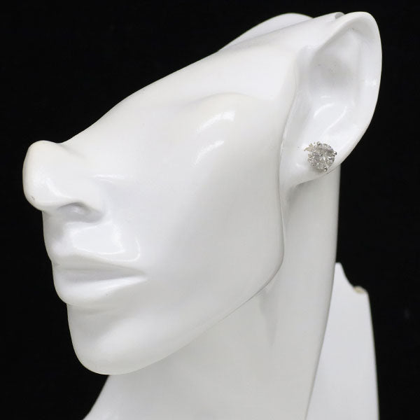 新品 Pt900/ Pt950 ダイヤモンド ピアス 4.125ct F/G I2 VG/G