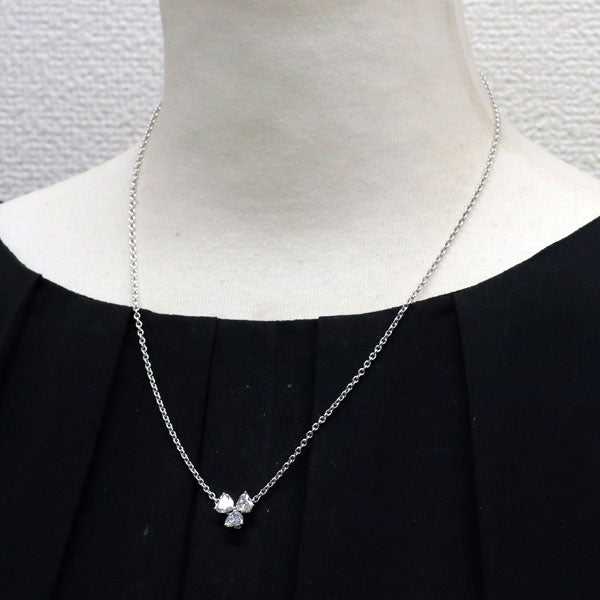 カルティエ K18WG ダイヤモンド ペンダントネックレス アズドクール 《セルビー銀座店》【中古】