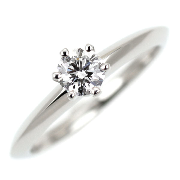 ティファニー Pt950 ダイヤモンド リング 0.32ct  ソリティア