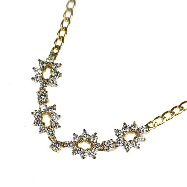 バレステラ(Balestra) K18YG ダイヤモンド ペンダントネックレス 1.60ct
