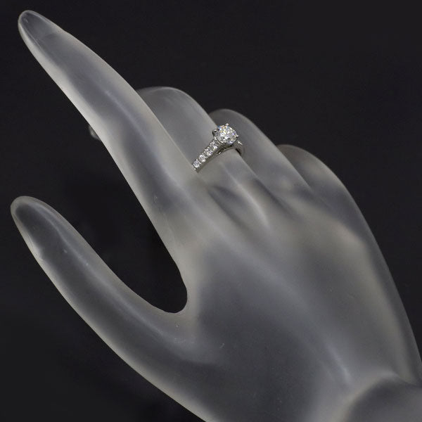 ヴァンクリーフ＆アーペル Pt950 ダイヤモンド リング 0.51ct E VVS2 3EX ロマンス 47号