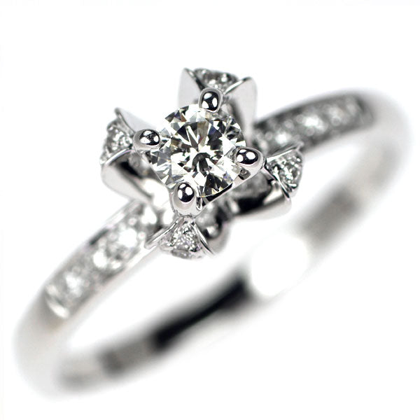 モーブッサン K18WG ダイヤモンド リング