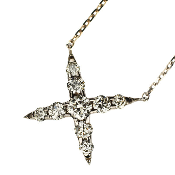 カシケイ K18BG ブラウン ダイヤモンド ペンダントネックレス 0.50ct ネイキッド