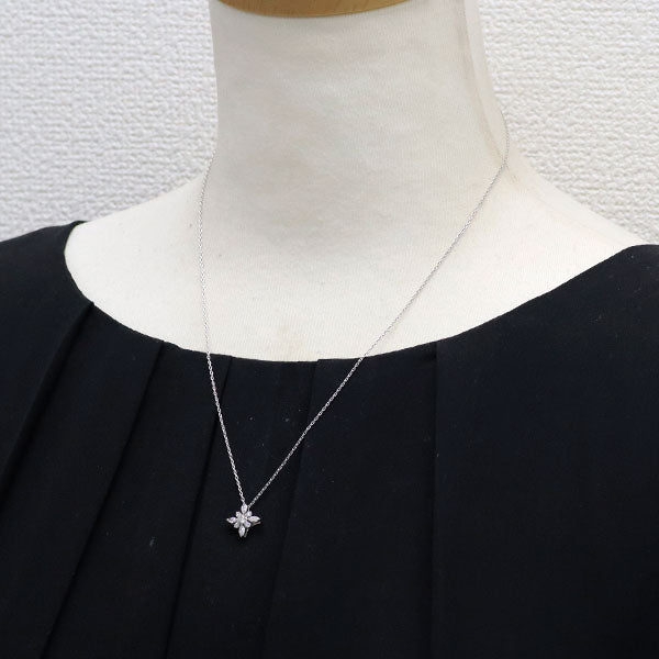 モニッケンダム Pt900/Pt850 ダイヤモンド ペンダントネックレス 0.40ct