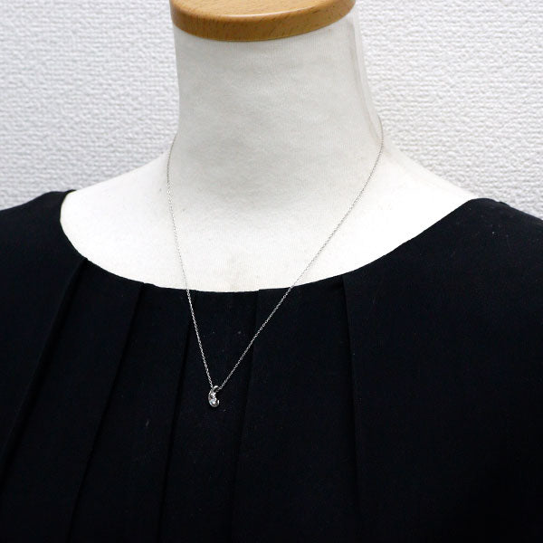 ロイヤルアッシャー Pt950 ダイヤモンド ペンダントネックレス 0.05ct G VS1