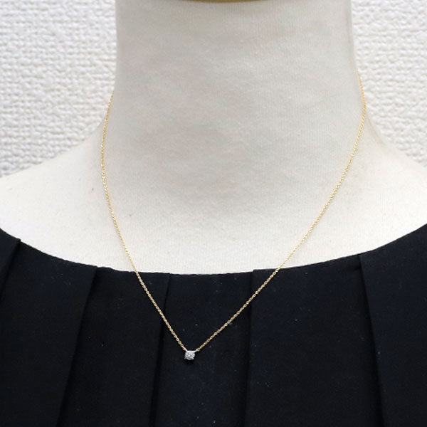 ヴァンドーム青山 K18YG/WG ダイヤモンド ペンダントネックレス