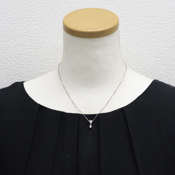 Pt900/ Pt850 ダイヤモンド ペンダントネックレス 0.58ct