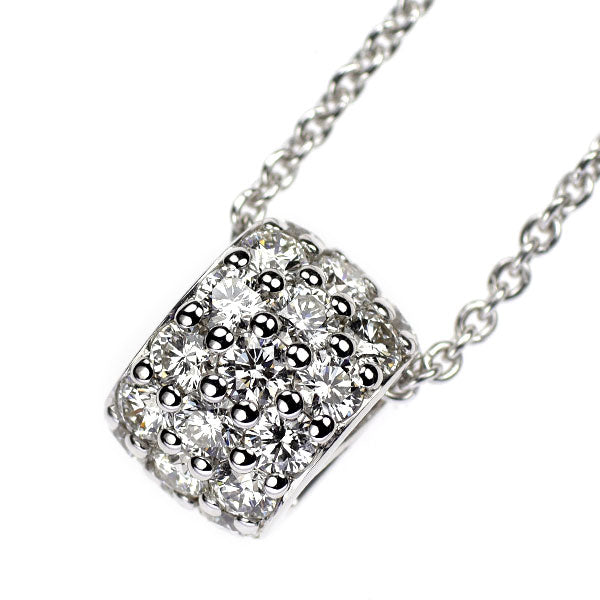 ミキモト K18WG ダイヤモンド ペンダントネックレス 0.72ct