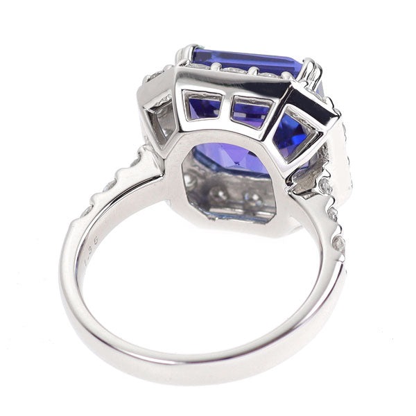 Pt950 タンザナイト ダイヤモンド リング 7.33ct D1.35ct — セルビー