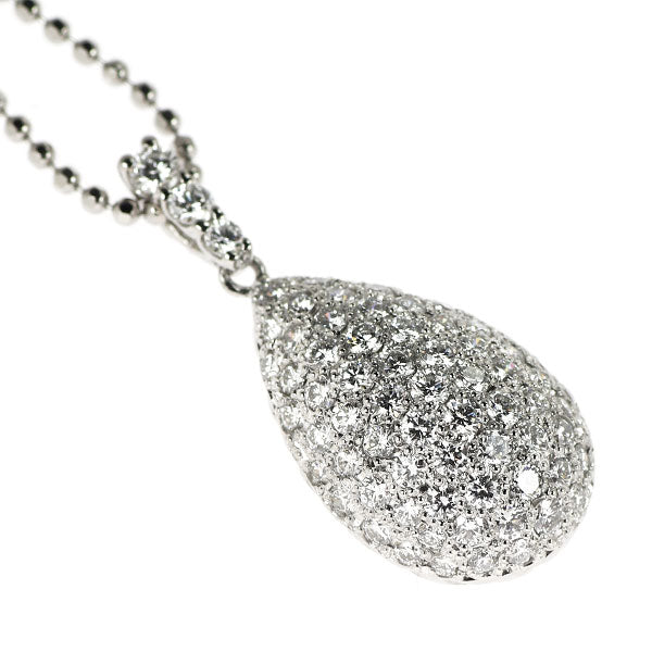 CHRISTIE/クリスティ Pt ダイヤモンド ペンダントネックレス 1.75ct パヴェ