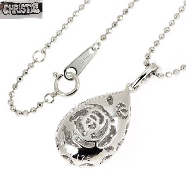 CHRISTIE/クリスティ Pt ダイヤモンド ペンダントネックレス 1.75ct パヴェ