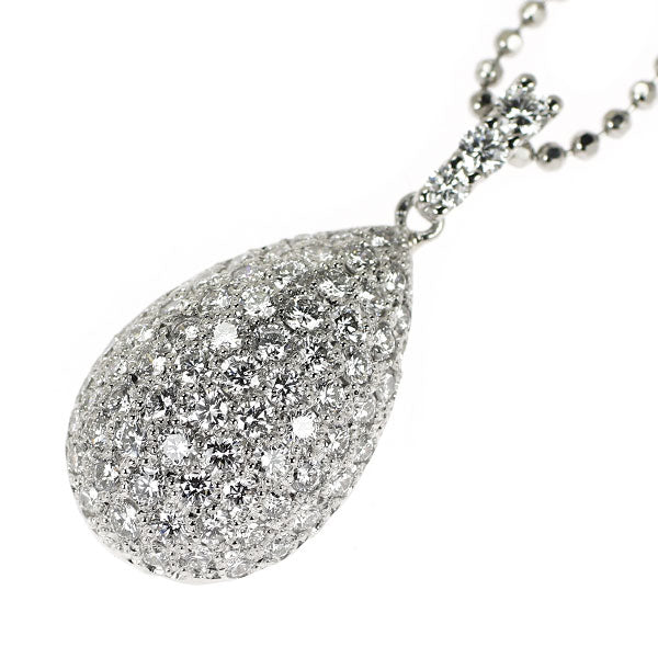 CHRISTIE/クリスティ Pt ダイヤモンド ペンダントネックレス 1.75ct パヴェ