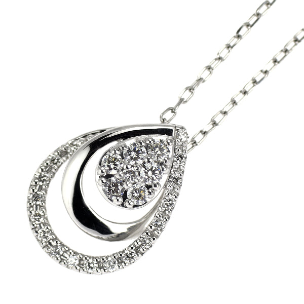 Pt900/ Pt850 ダイヤモンド ペンダントネックレス 0.21ct