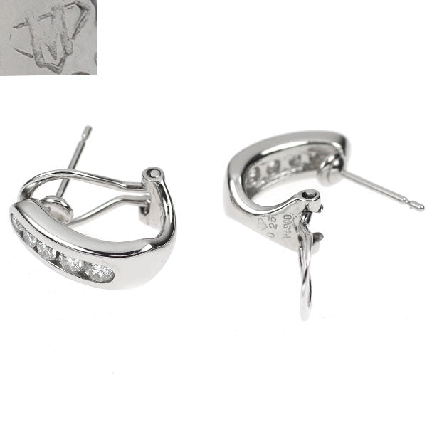 銀座ミワ Pt900 ダイヤモンド ピアス 0.50ct
