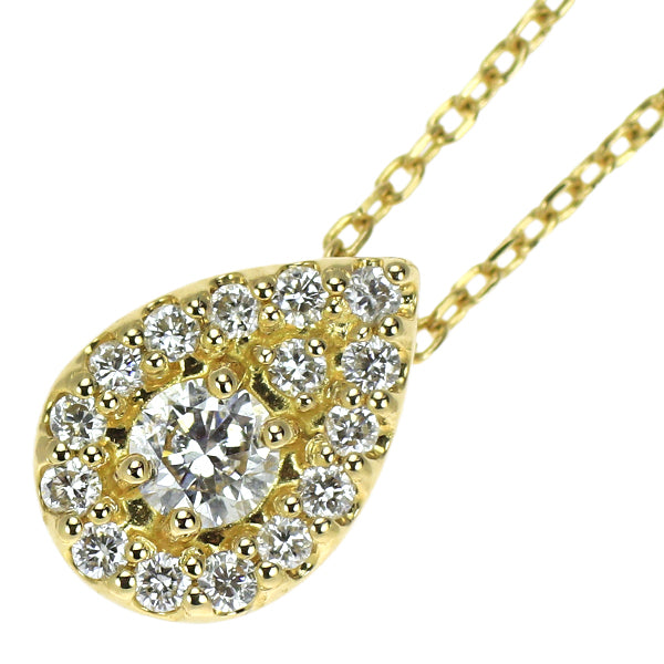 K18YG ダイヤモンド ペンダントネックレス 0.11ct