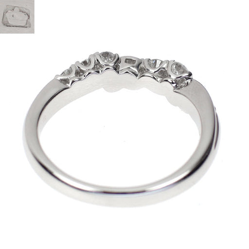 ロイヤルアッシャー Pt900 ダイヤモンド リング 0.46ct — セルビー