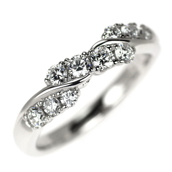 ロイヤルアッシャー Pt900 ダイヤモンド リング 0.46ct