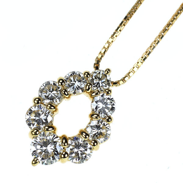 K18YG ダイヤモンド ペンダントネックレス 1.00ct