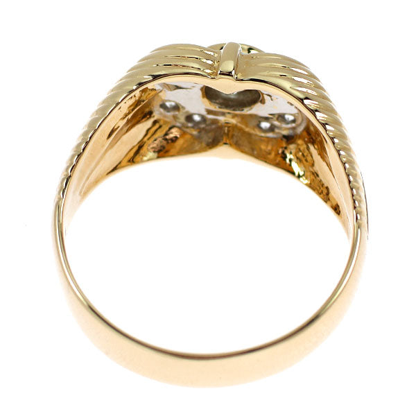 K18YG/WG ダイヤモンド リング 0.36ct