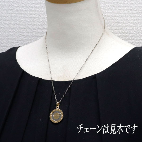 ブルガリ K18YG/SS ダイヤモンド ペンダントトップ ホロスコープ12星座対応