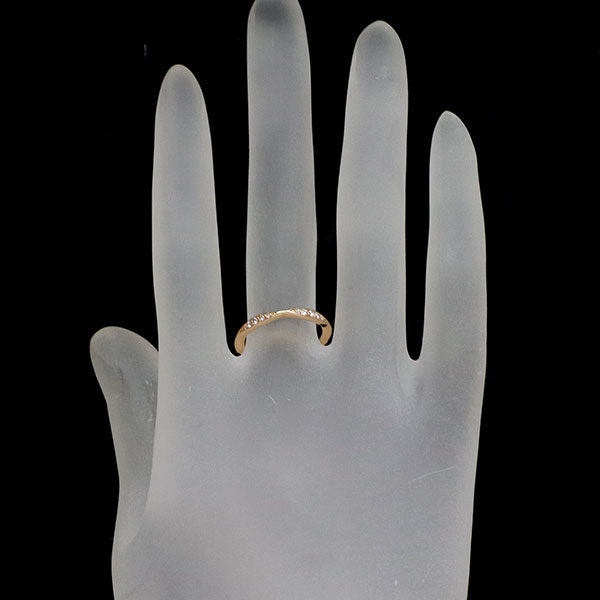 シャネル K18PG ダイヤモンド リング カメリア 48号