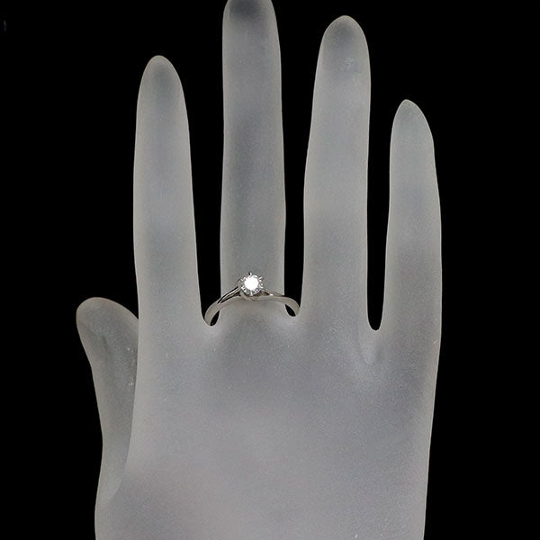 ロイヤルアッシャー Pt900 ダイヤモンド リング 0.31ct