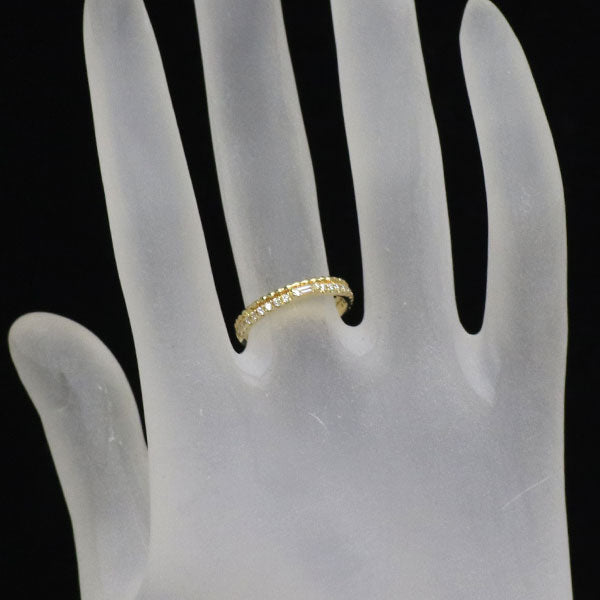 K18YG バゲットカット ダイヤモンド リング 0.039ct D0.133ct