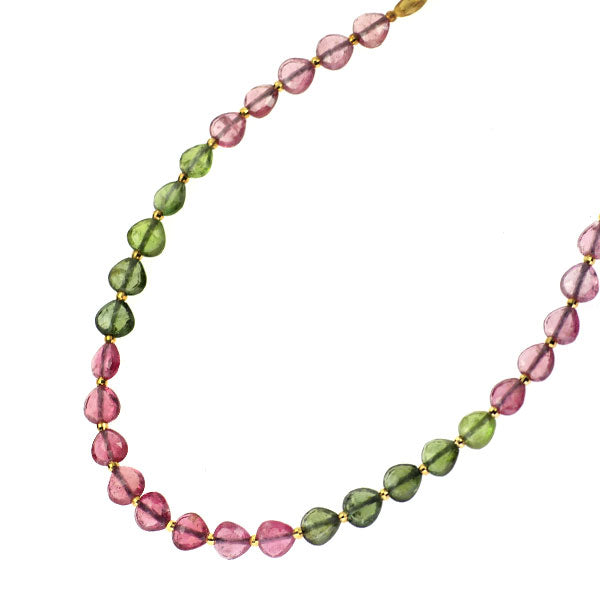 アンブローズ K18YG マルチカラー トルマリン ネックレス 50.00ct