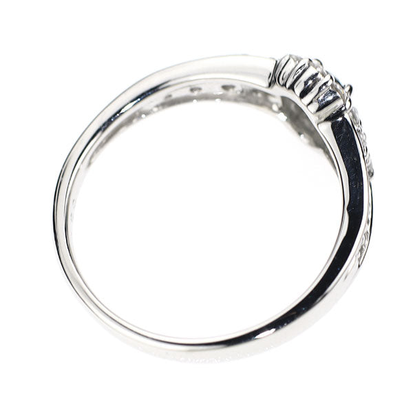 希少 Pt900 アレキサンドライト ダイヤモンド リング 0.20ct D0.29ct