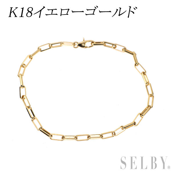 K18YG デザインブレスレット