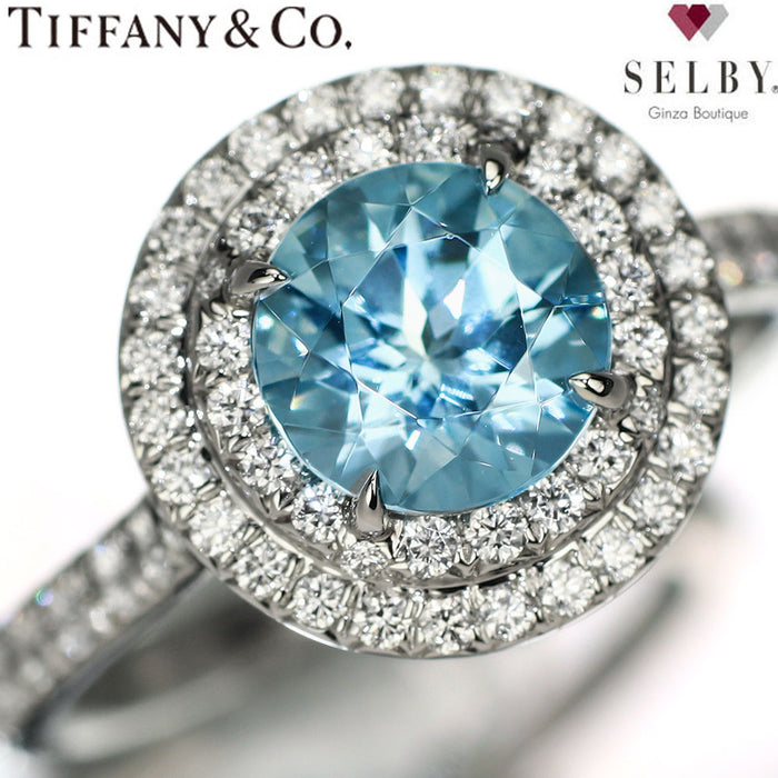 ティファニー アクアマリン リング Tiffany & Co. バイザヤード リング