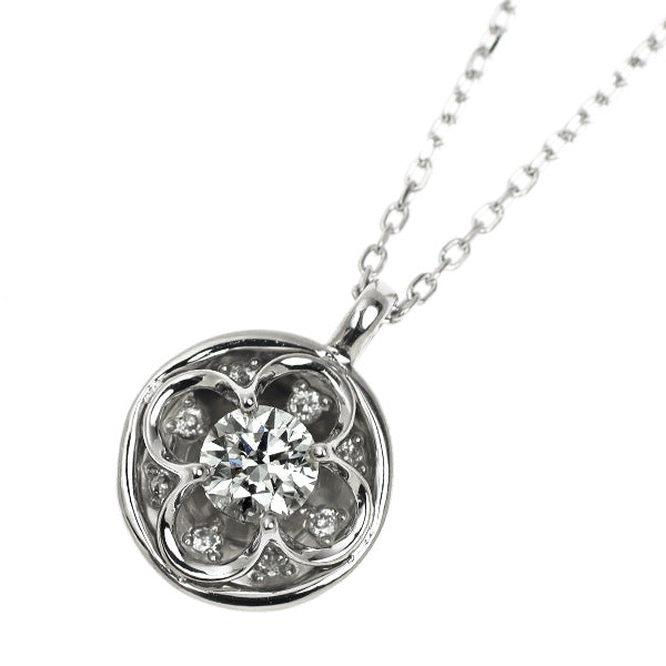 Pt ダイヤモンド ペンダントネックレス 0.308ct D0.05ct