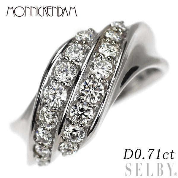 モニッケンダム Pt900 ダイヤモンド リング 0.71ct