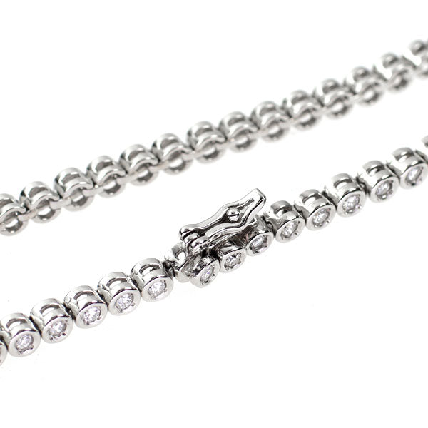 Pt850 ダイヤモンド ブレスレット 1.00ct テニス