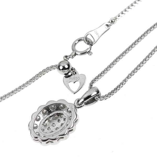 Pt900/Pt850 ダイヤモンド ペンダントネックレス 1.095ct