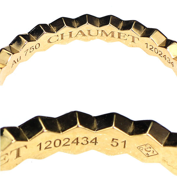 ショーメ K18YG ダイヤモンド リング ビー ドゥ ショーメ/ビーマイラブ