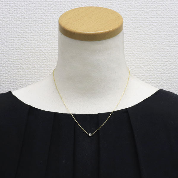 ヴィヴィアンクチュール/アーカー K18YG ダイヤモンド ペンダントネックレス 0.15ct
