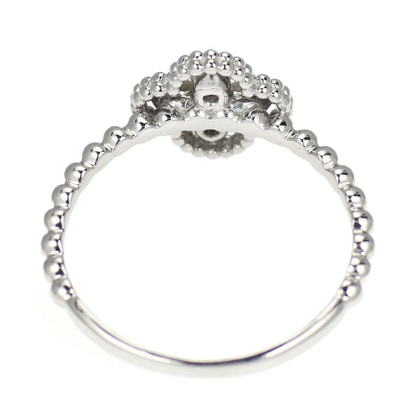 K18WG ダイヤモンド リング 0.25ct フラワー