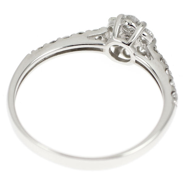 希少 新品 Pt950 ブラジル産パライバ トルマリン ダイヤモンド リング 0.02ct D0.43ct 【エスコレ】