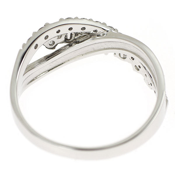 新品 Pt950 ブラジル産 パライバトルマリン ダイヤモンド リング 0.02ct 0.35ct【エスコレ】