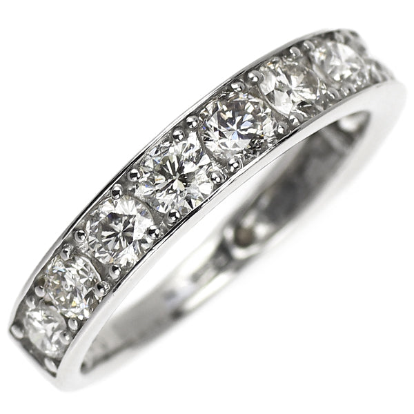 Pt950 ダイヤモンド リング 1.00ct ハーフエタニティ
