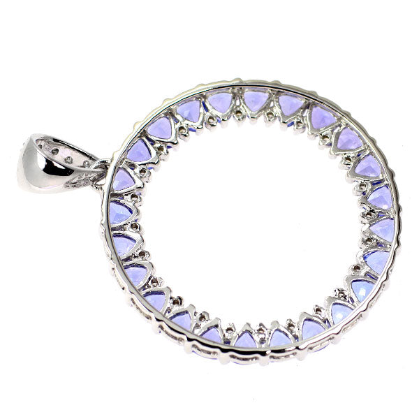 K14WGトップ K14WG タンザナイト ダイヤモンド ペンダントトップ — セルビー