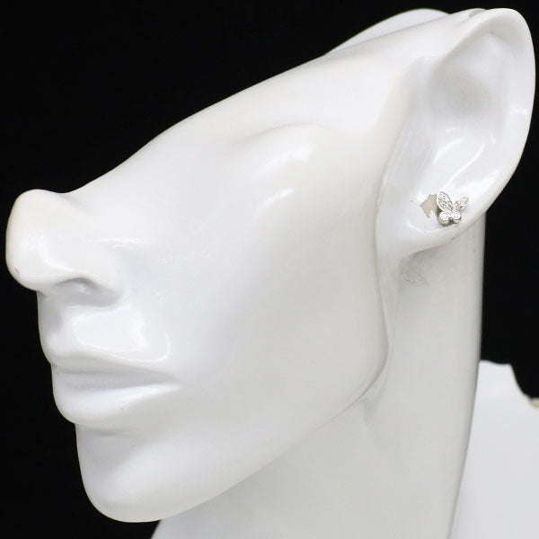 フォリフォリ K18WG ダイヤモンド ピアス 0.10ct