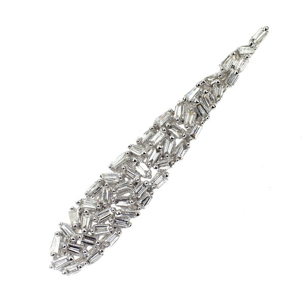 K18WG ダイヤモンド ペンダントトップ 0.25ct
