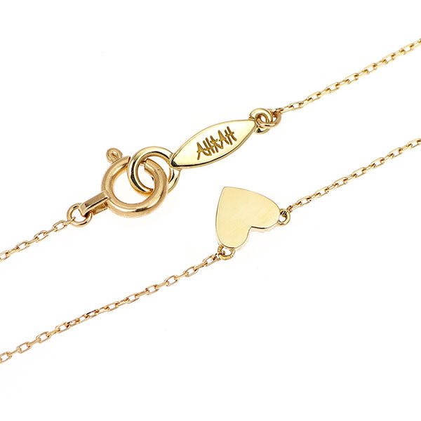 アーカー K18YG ダイヤモンド ブレスレット 0.05ct ハート