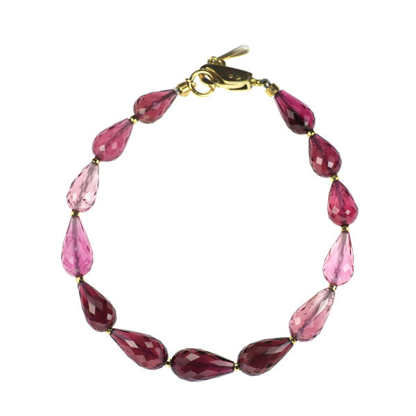 アンブローズ K18YG ピンク トルマリン ブレスレット 45.00ct