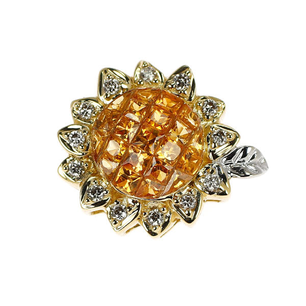 レ・エッセンシャル K18YG/WG イエロー サファイア ダイヤモンド