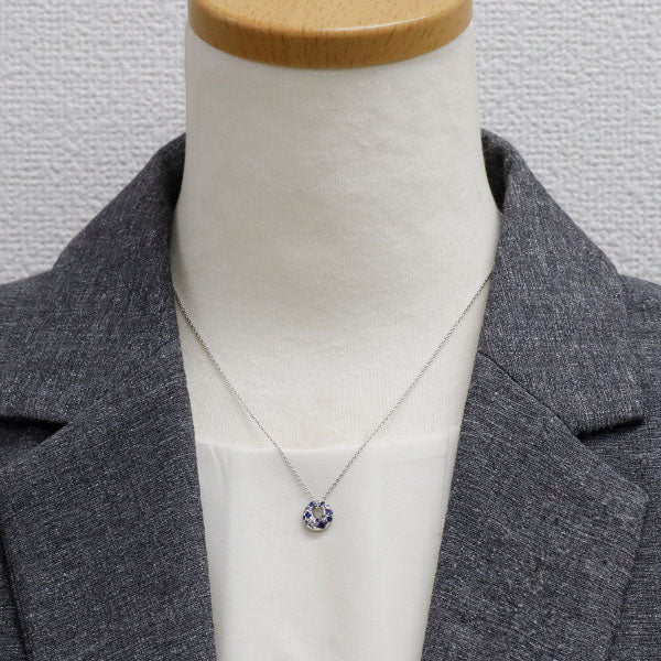 スタージュエリーブルーサファイアネックレス スタージュエリー K18WG サファイア ペンダントネックレス — セルビー